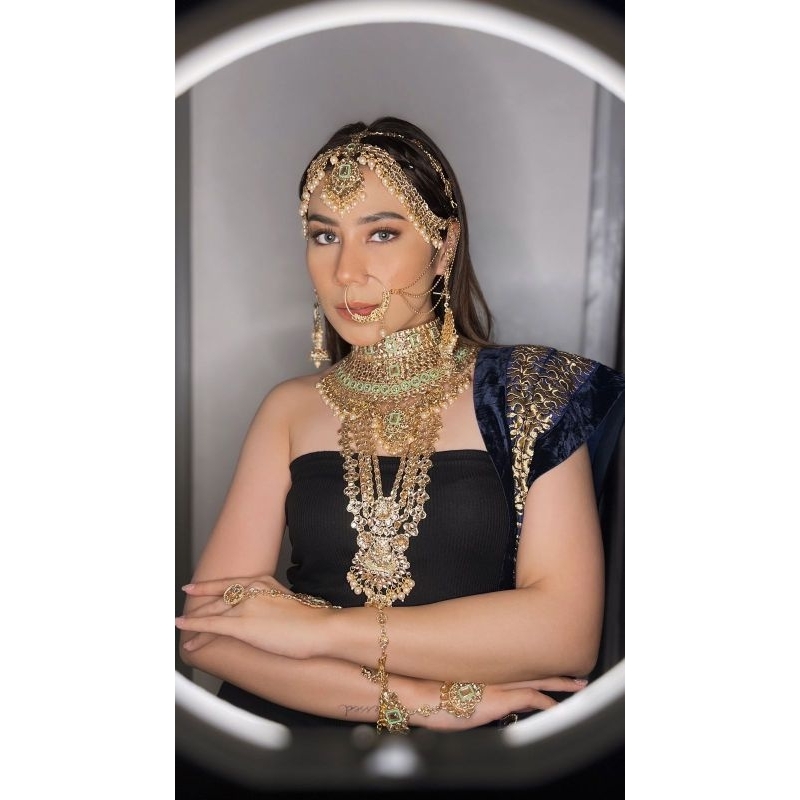 Perhiasan india / bridal set india / aksesoris pengantin / aksesoris bridal / Kalung india