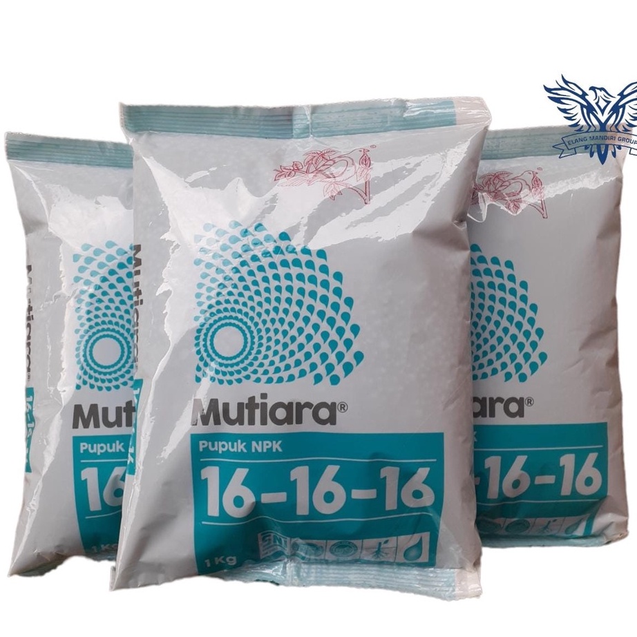 KI3 Mutiara 16 16 16 1kg Pupuk NPK Untuk Segala Jenis Tanaman Meroke Yaramila Unik 16 Nitrogen N 16 