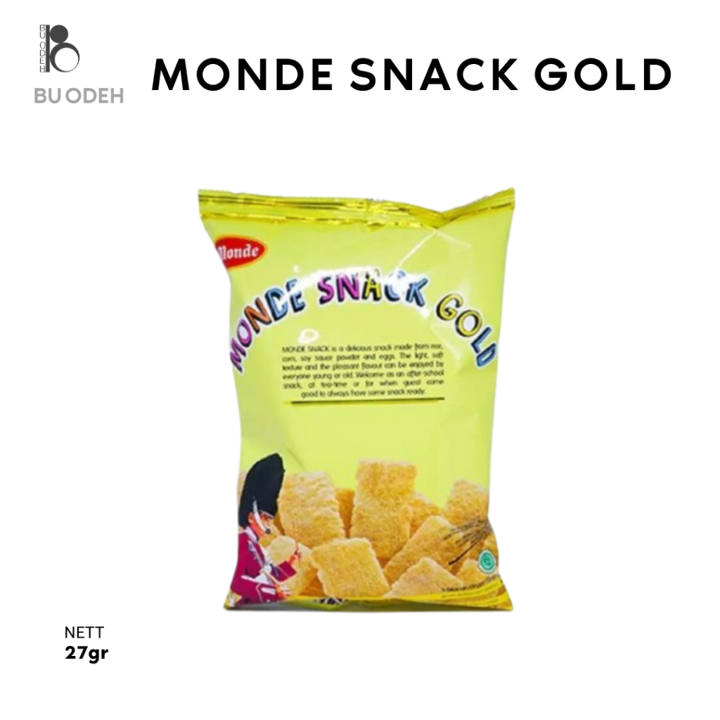 

monde snack gold 27gr monde snack monde enak renyah cemilan renyah