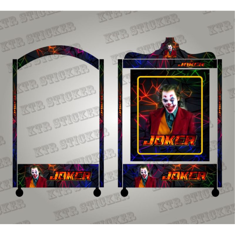 STIKER SANGKAR BURUNG DECAL STIKER SANGKAR KOTAK SANGKAR KOSAN SANGKAR MURAI