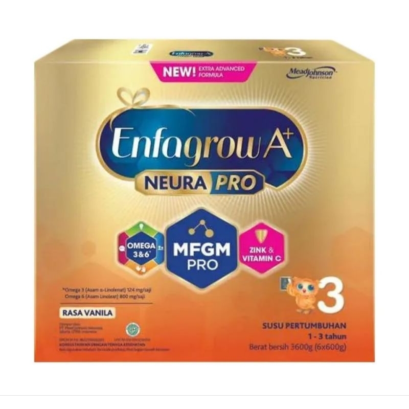 Enfagrow A+ 3 Vanila 3600 gram