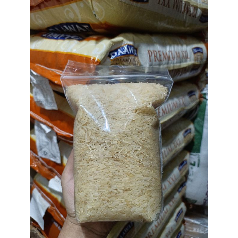 

Beras Basmati Daawat Creamy Sella Premium XXL 1kg Repack