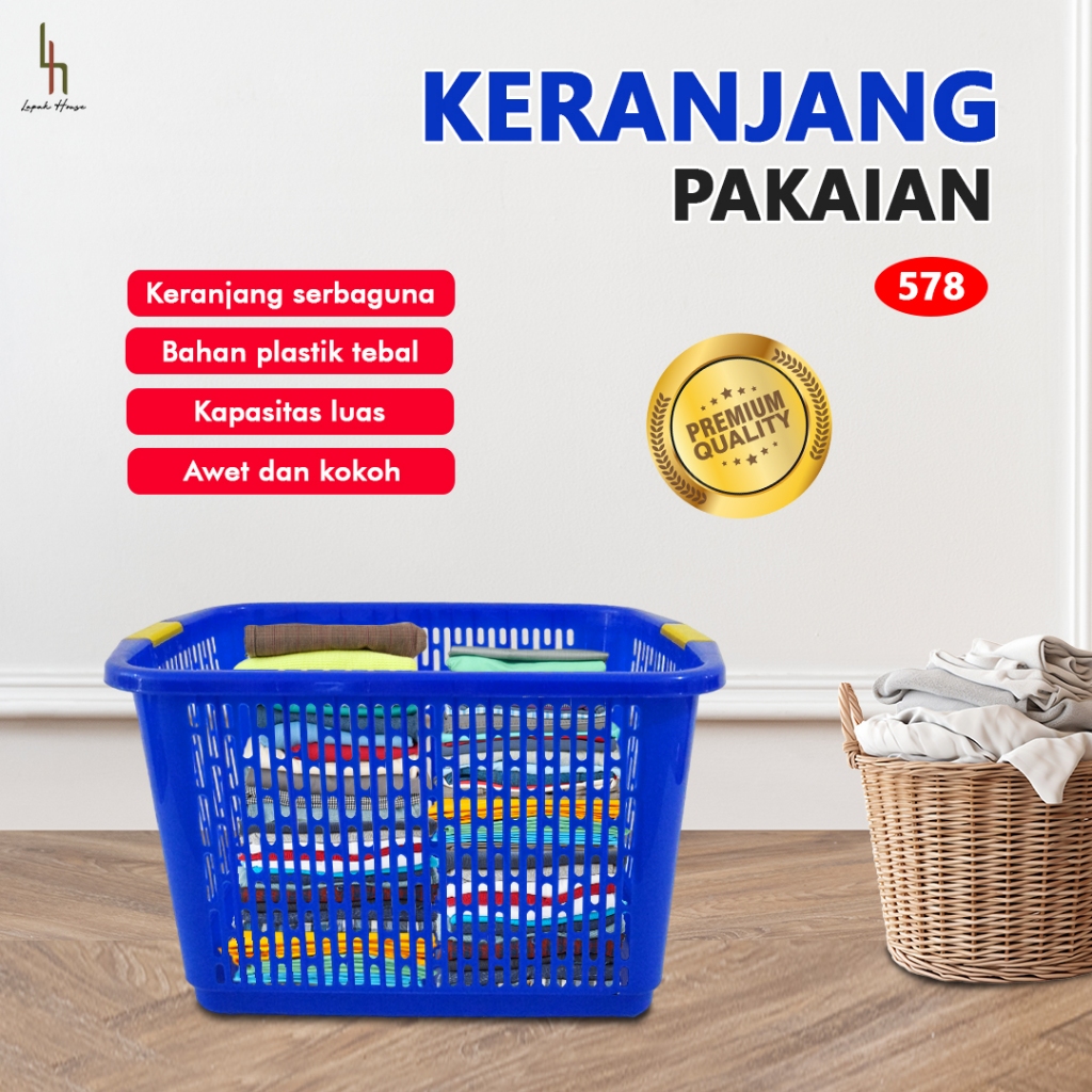 MPW Keranjang Pakaian 578 / Keranjang Laundry / Keranjang Serbaguna Kokoh Berkualitas