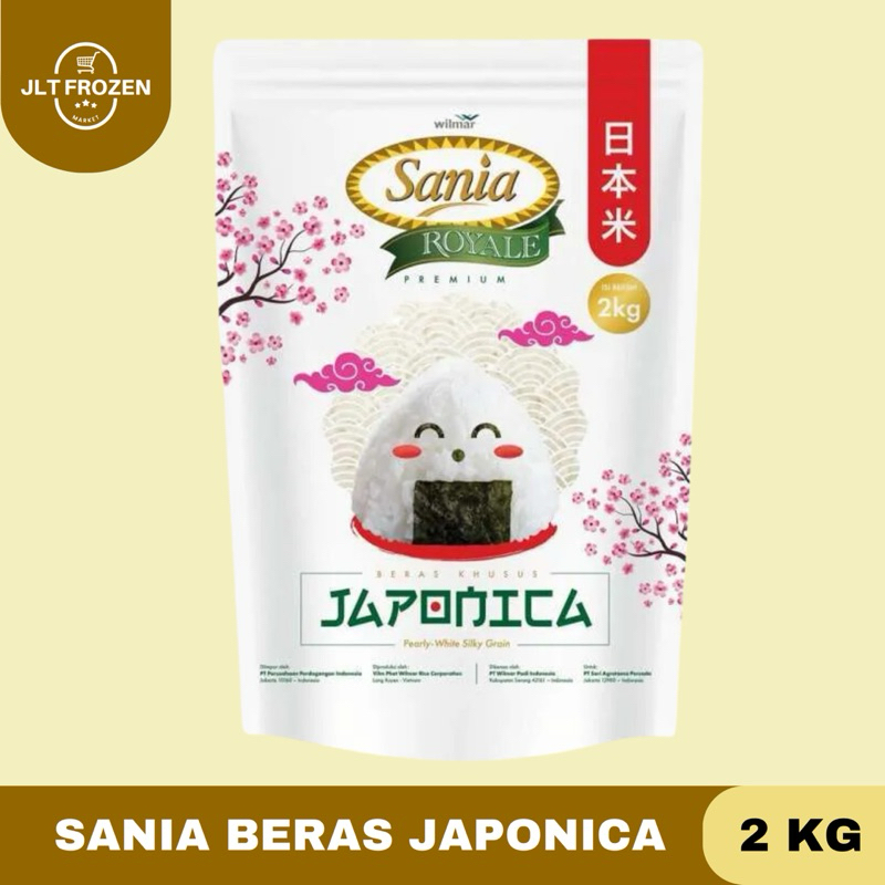 

Sania Royale Beras Japonica / Beras Jepang Sania Premium / Sushi Rice Japonica Rice - 2KG