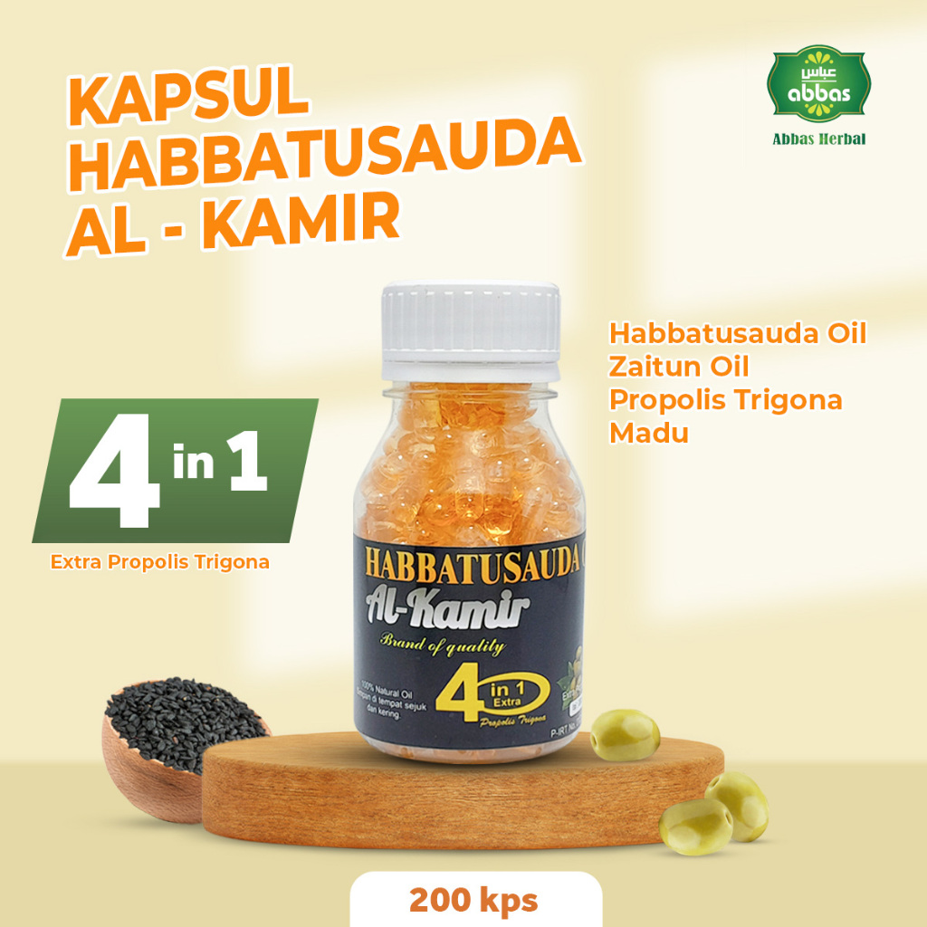 Habbatussauda 4 in One Original Asli Extra Propolis Trigona Gold