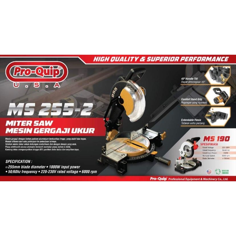 Miter Saw Proquip 7 Inci MS 190