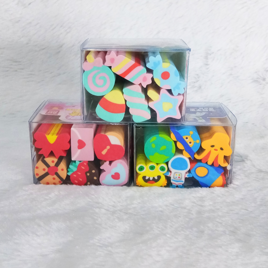 

QIHAO - ERASER FANCY / PENGHAPUS LUCU MURAH SERI CANDY SWEET MOOD SPACE ALIEN QH-95