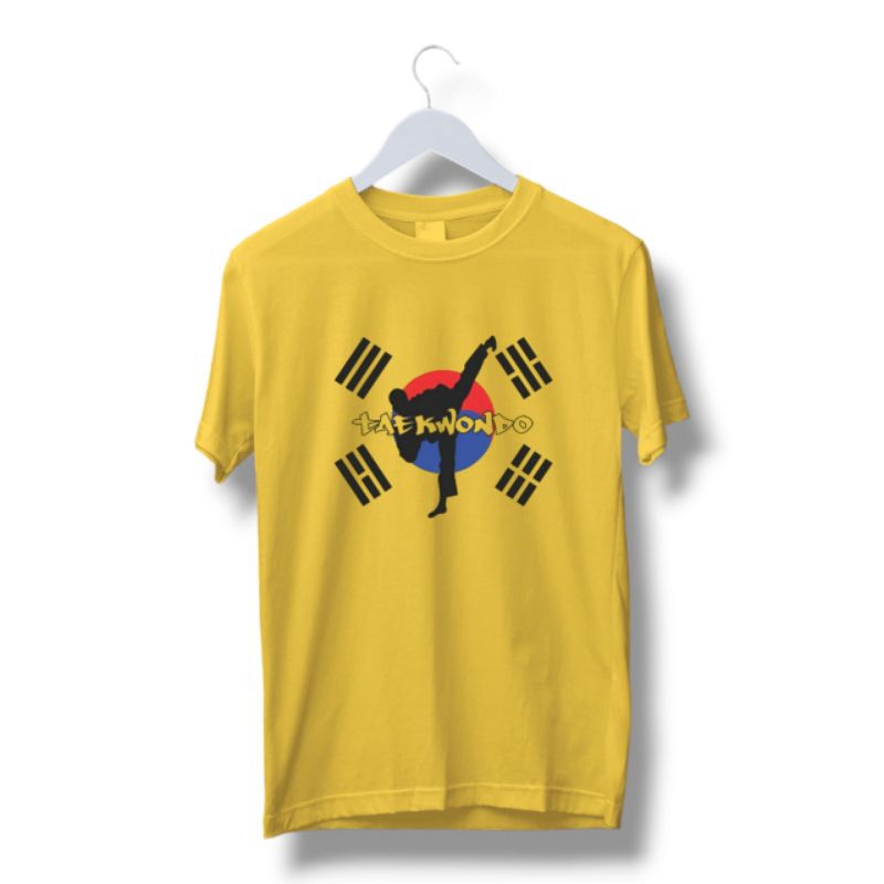 Kaos Bela Diri Taekwondo Korea Olahraga - Pria Wanita Custom Distro Polos