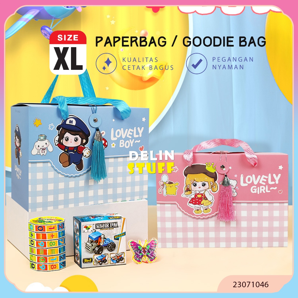 

Goodie Bag Ulang Tahun Anak Tas Ulang Tahun Anak Tas Bingkisan Ulang Tahun Anak Cinnamoroll Mario size XL (23071046)