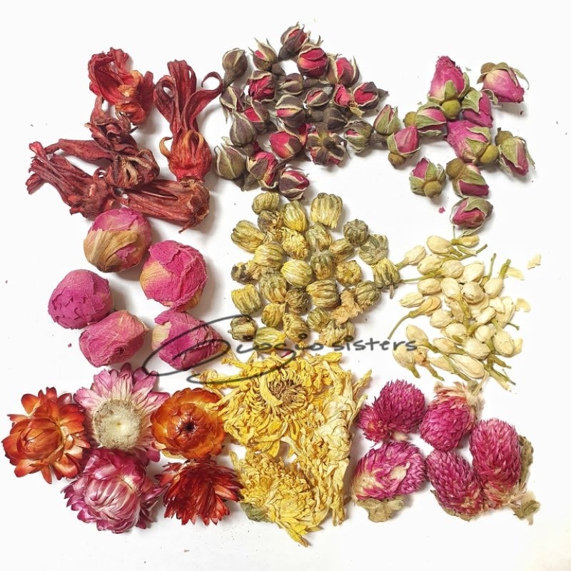 Dried Edible Flower | Flower Garnish | Dried Flower Edible | Bunga Bisa di konsumsi | Garnish Cockta