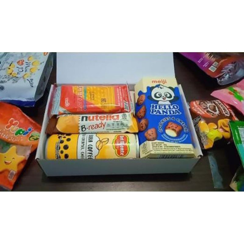 

(Custom) Hadiah Hampers & Snack Box Green Field (Tipe C)