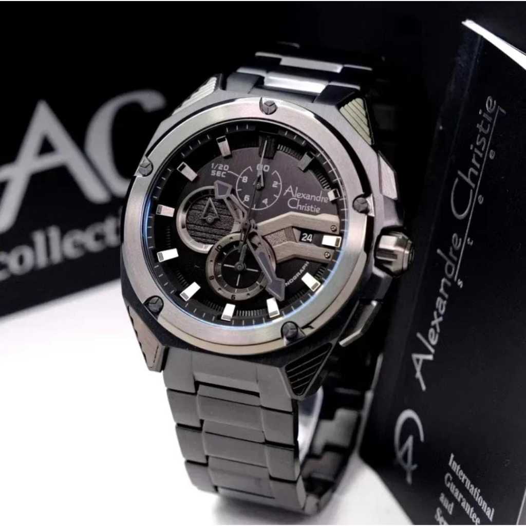 Jam Tangan Pria Alexandre Christie ACF 6624 Original