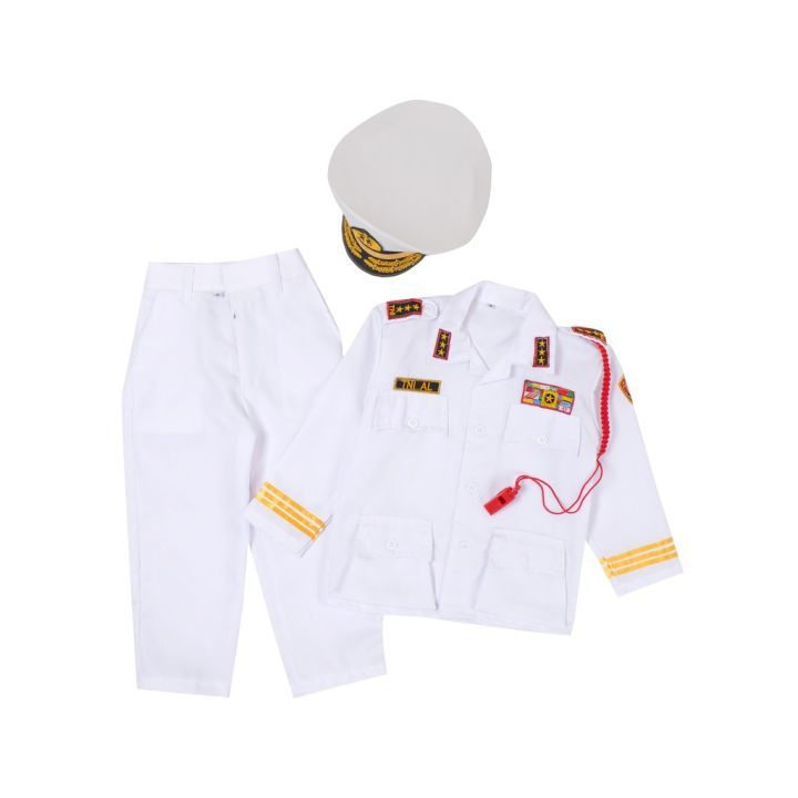 BAJU PROFESI ANAK PDH TNI ANGKATAN LAUT/TNI AL/KOSTUM ANAK KARNAVAL/TNI/SETELAN PROFESI ANAK