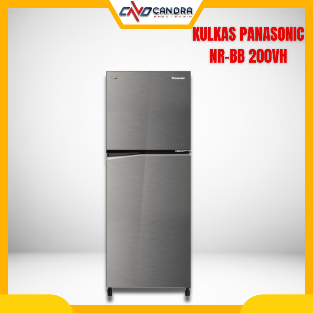 Lemari Es Dua Pintu Panasonic NRBB 200VH/Kulkas Panasonic 2 Pintu