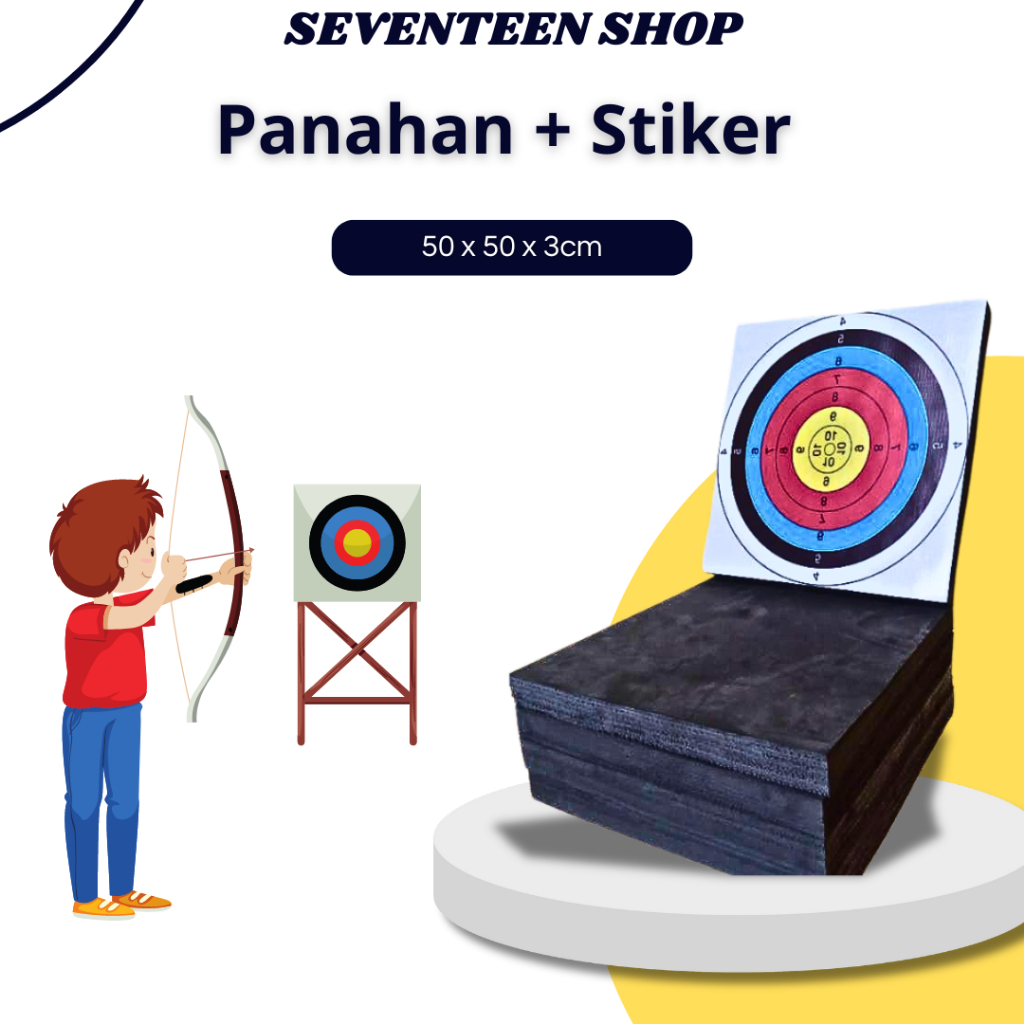 Spon Eva Target Panahan Bantalan Target Panah 50x50cm