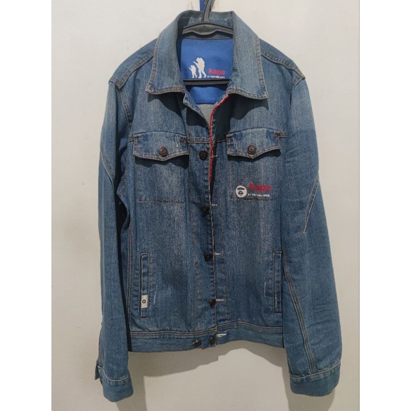 Aape Denim Trucker Jacket (Vintage 2002) Original (HARGA NETT)