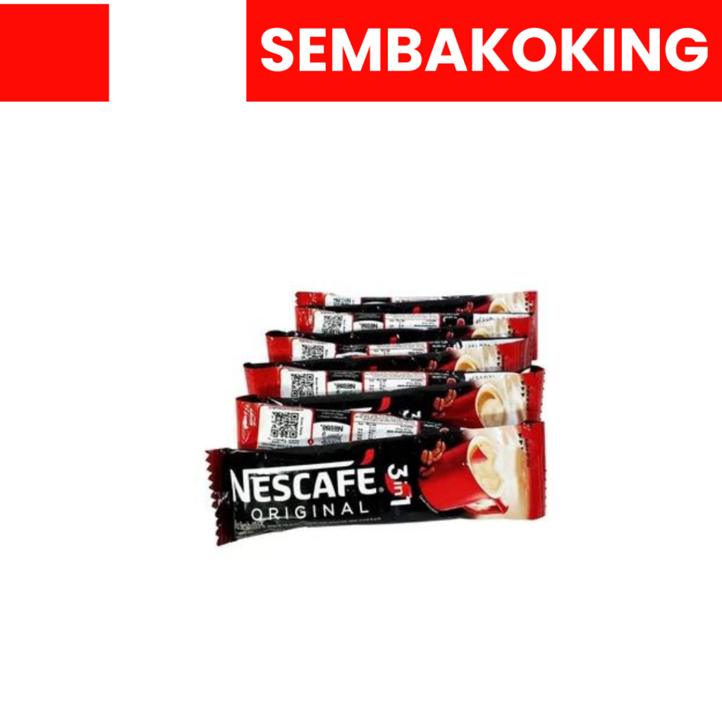 

Kopi Nescafe Original 3 IN 1 Sachet 17.5gr x 10 renceng