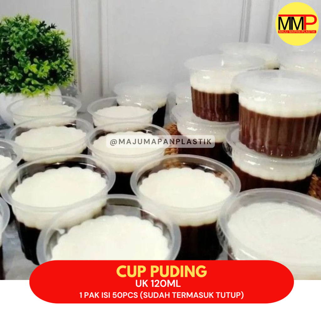 [50 cpcs] Cup Agar-Agar 120 ml / Cup Belimbing 120ml Cup Pudding Ringgik