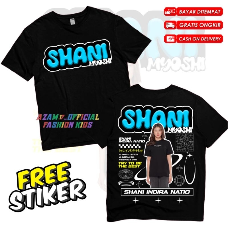 Kaos Anak Baju Anak Oshi Shani JKT48 Free Nama / Kaos Tshirt Anak JKT 48 Oshi Shani Kaos Anak Member