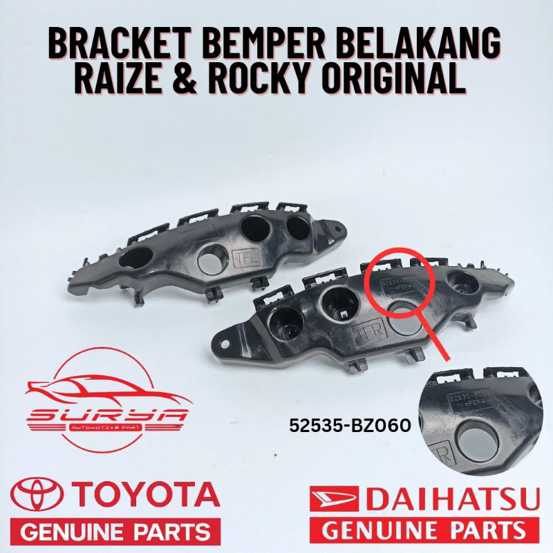 Bracket Bemper Belakang Raize & Rocky Original