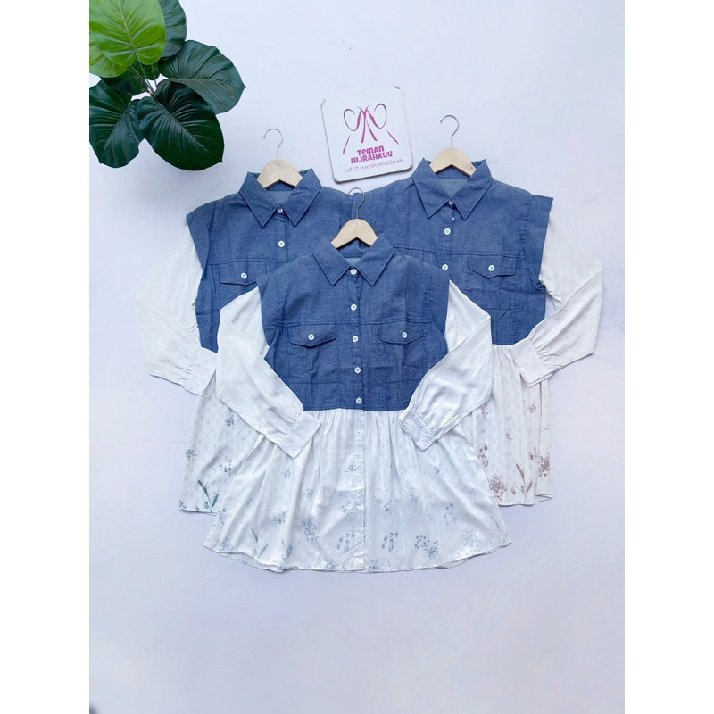 tunik motif , tunik motif bunga , tunik motif elegan tunik simple