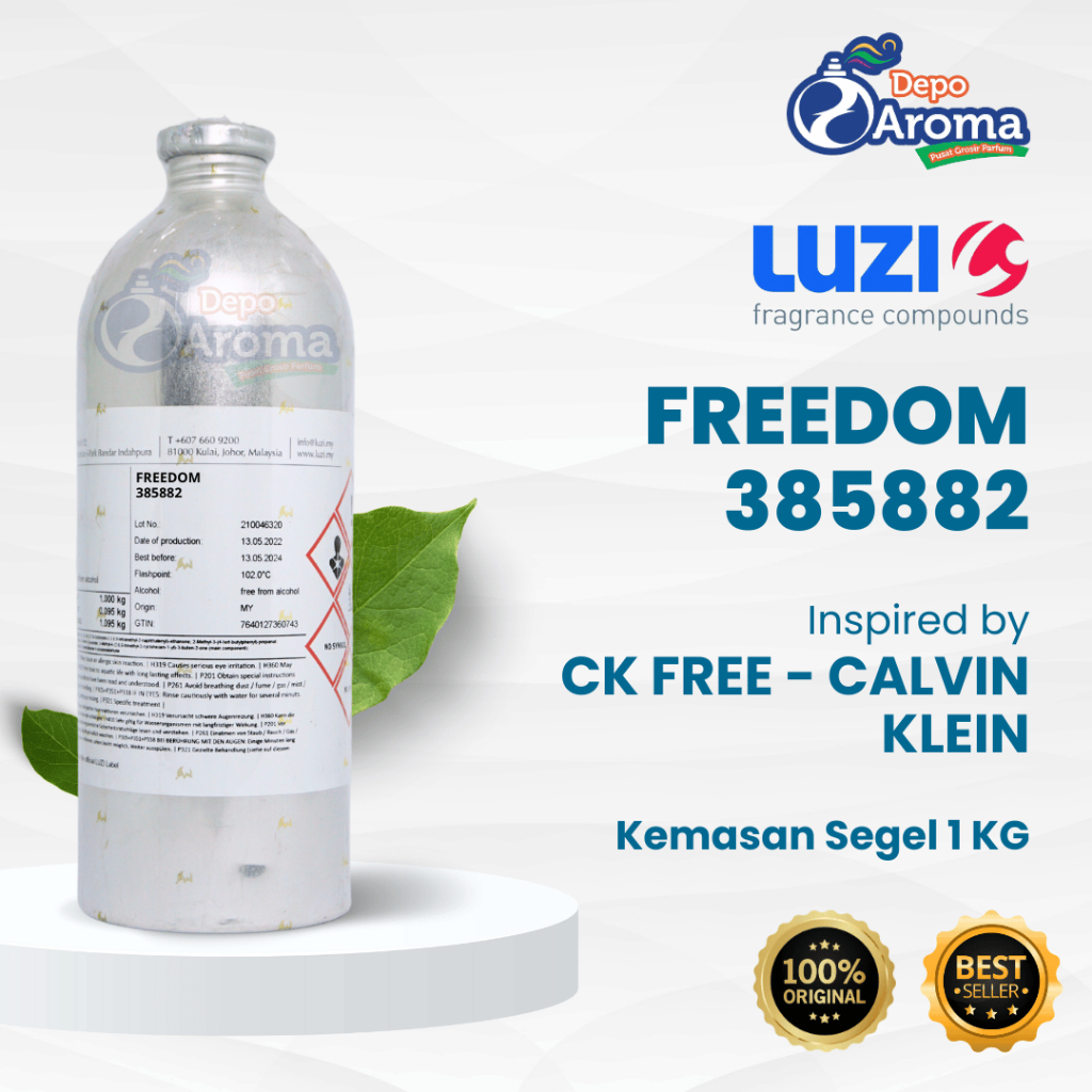 PARFUM BIBIT MURNI - FREEDOM 385882 - 1 Kg - LUZI