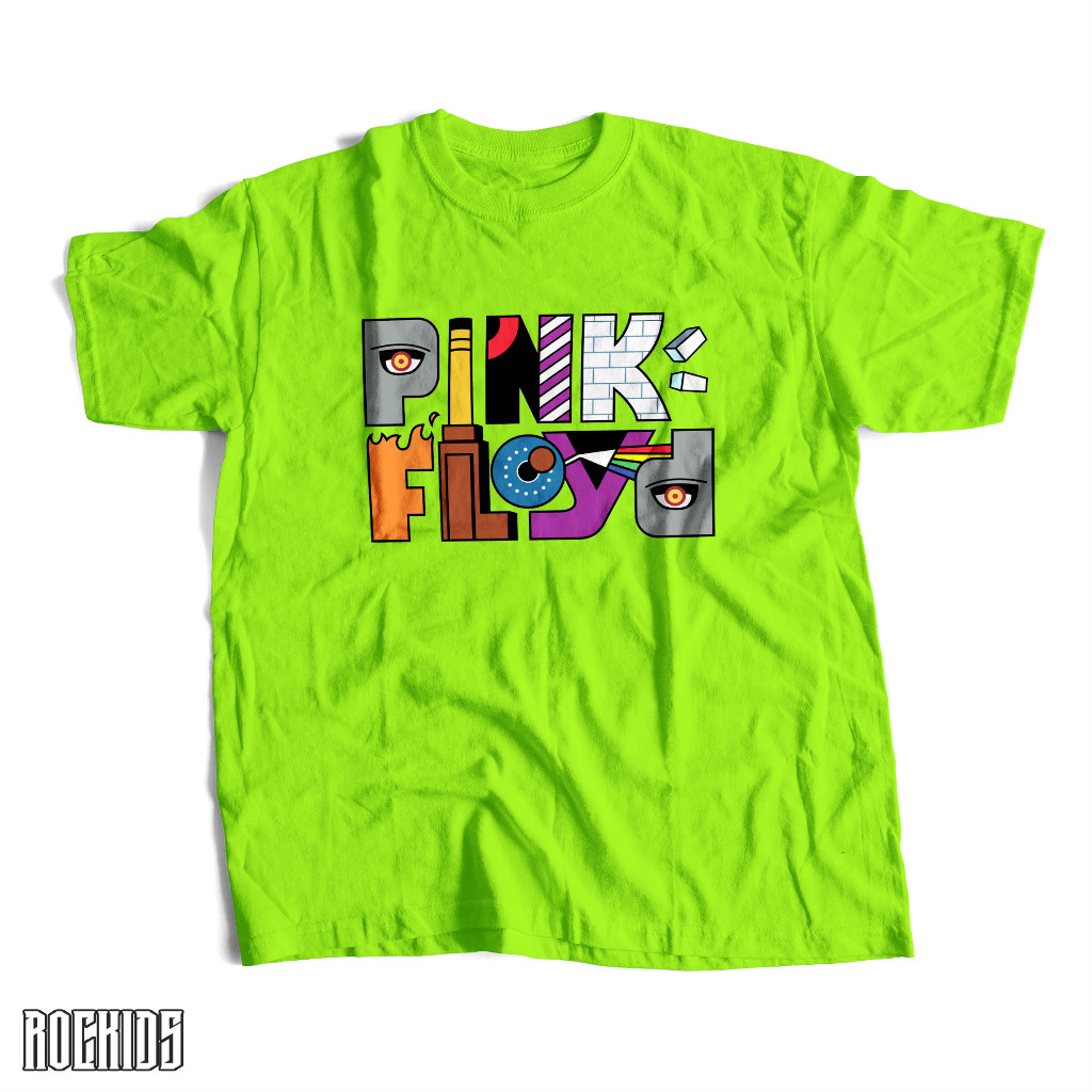 rockids - pink floyd - kids wear - kaos anak pink floyd - kaos pink floyd anak - kaos band - pink fl