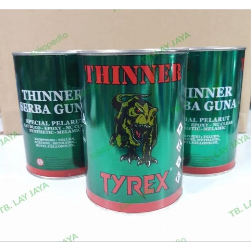 Thinner / Tinner ND Tyrex Hijau Kemasan 1 Ltr