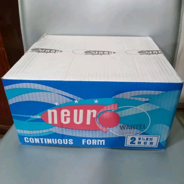 

Kertas Komputer Continous Form Neuro 9.5x11 2 Ply bagi 4 Wartel K2/4 NCR Print Paper