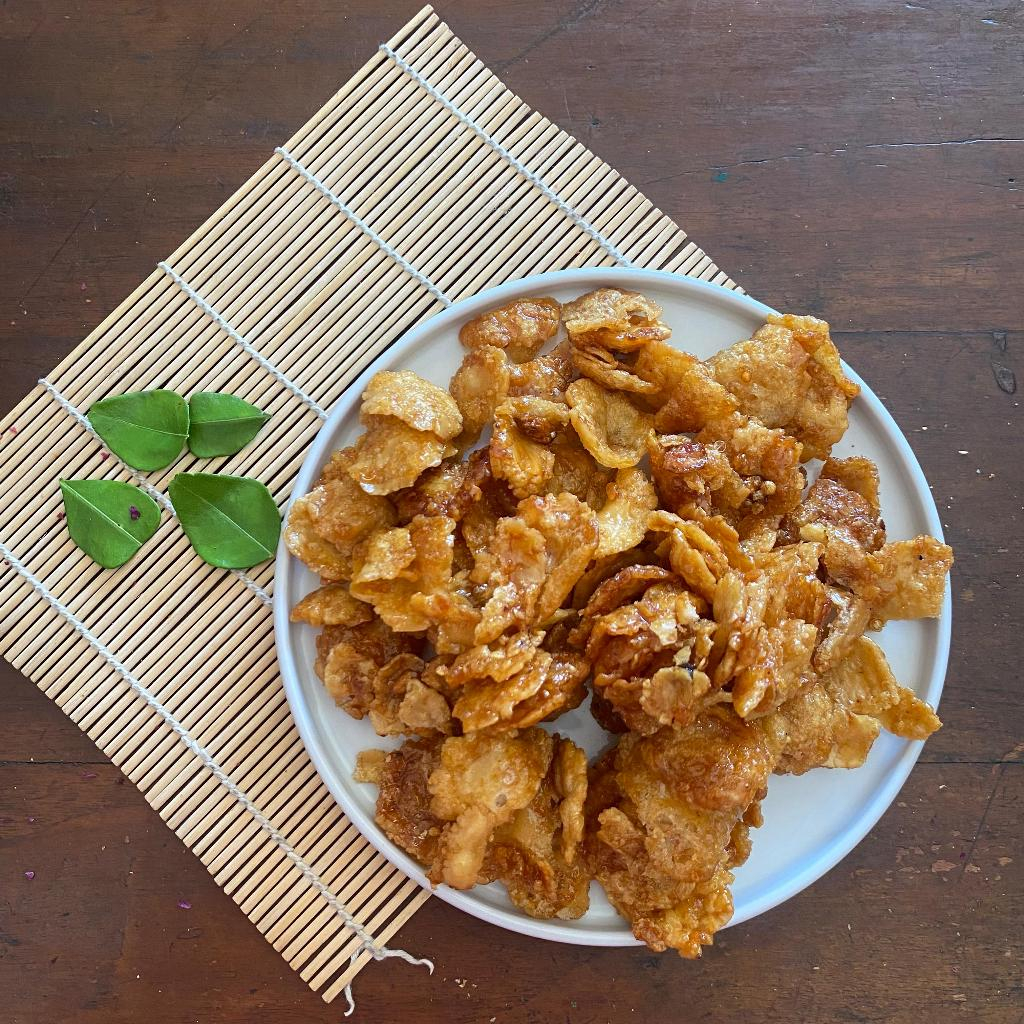 

EMPING MLINJO MELINJO ala thailan 1kg 500,250gr pedas manis enak renyah kerupuk camilan snack murah