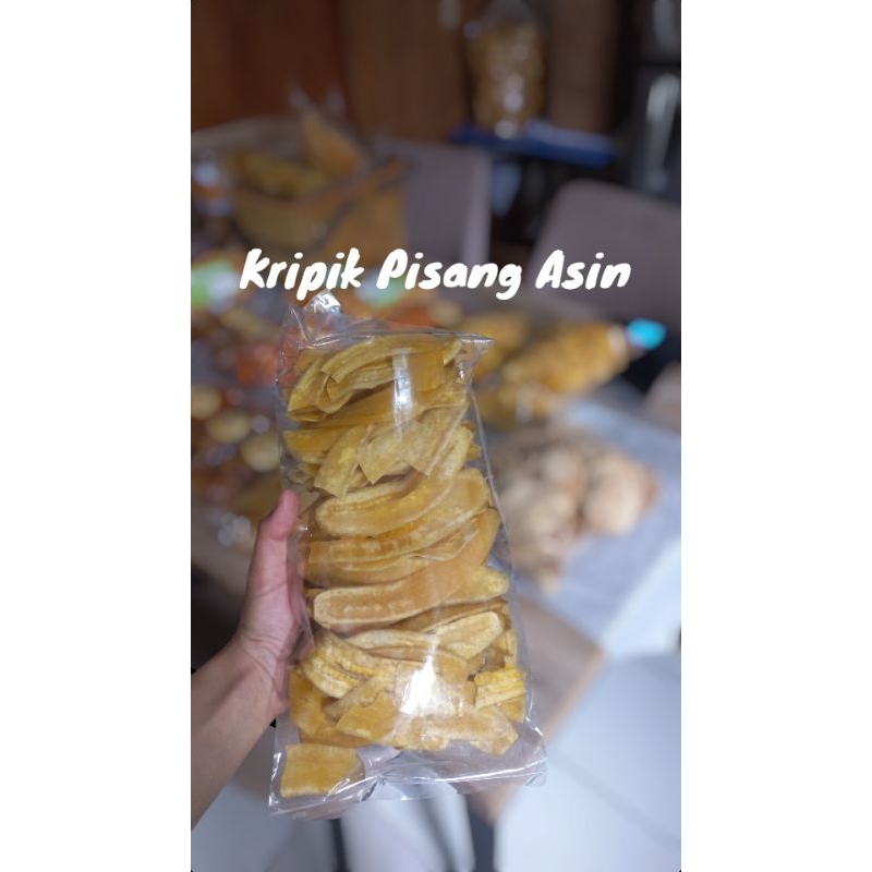 

Kripik Pisang Asin Gurih dan Enak 250gram