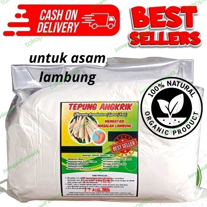 

Pati asam lambung pathi angkrik, irut, ararut, garut, arrowroot, klarut, gaerut