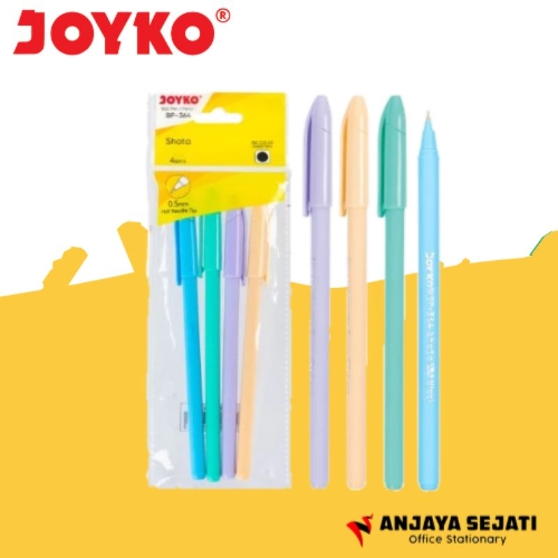 

Bolpen Joyko BP-364 Shota | Per set (4pcs)