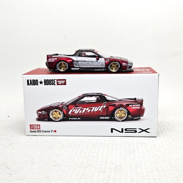 CHASE CAR MINI GT X KAIDO HOUSE 094 HONDA NSX EVASIVE V1 1:64