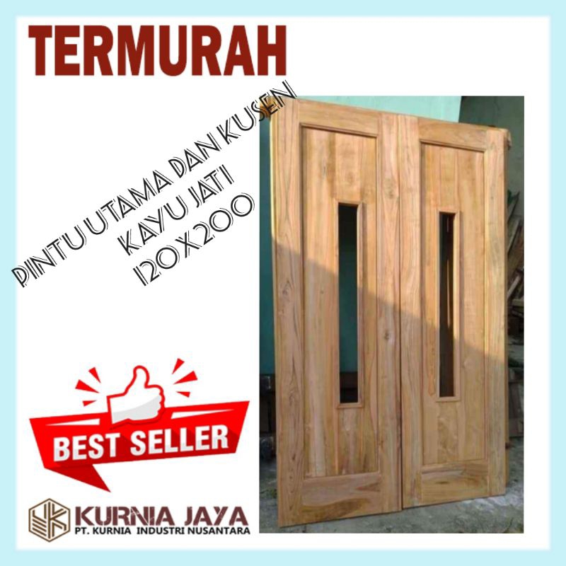 Pintu Utama Dan Kusen Kayu Jati