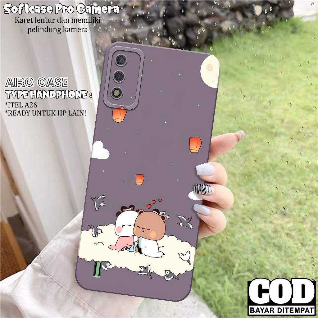 Case ITEL A26 - Softcase ITEL A26 - Fashion Case KARTUN - Casing ITEL A26 - Softcase Pro Camera - Tp