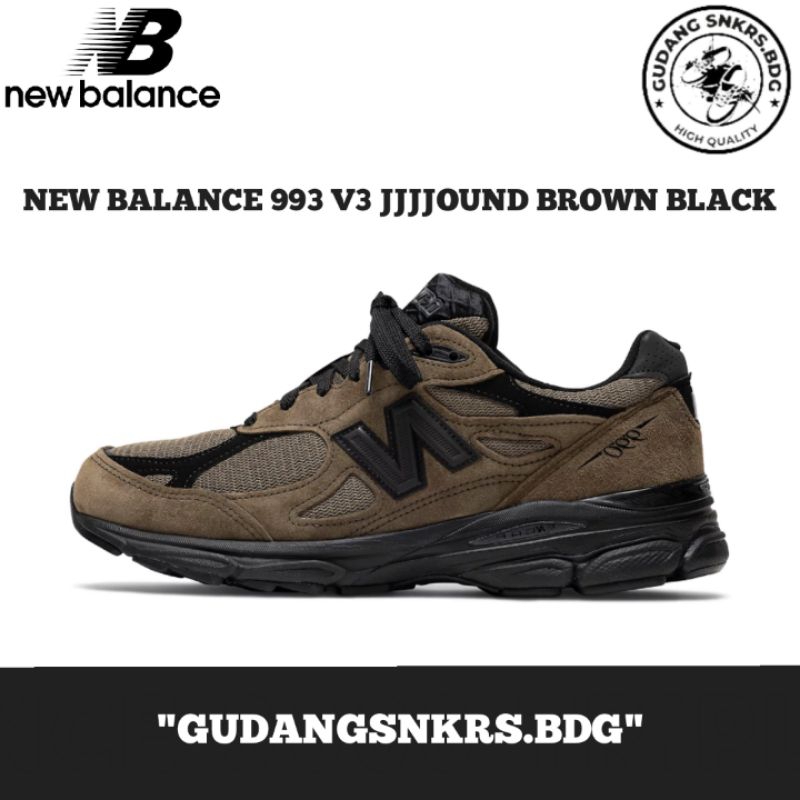 (GUDANGSNKRS) NB 990 V3 Jjjjound Brown Black