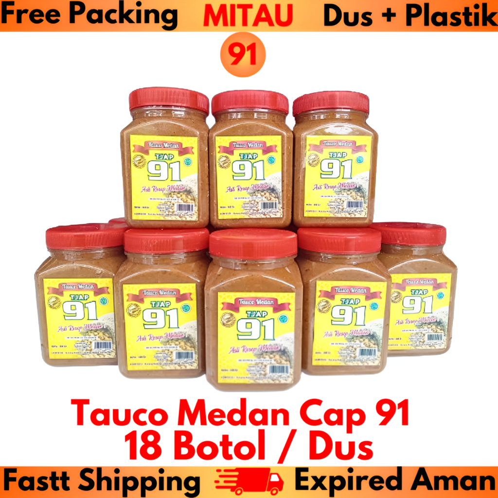 

Tauco Botol 400gr x 18 Botol / Dus Beli 5 Dus Lebih Murah