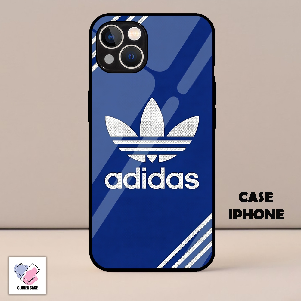 [CM94]  Case Glossy Case | IPHONE 13 | CASE KEKINIAN LUCU |  Casing Hp Kilau Motif ADIDAS