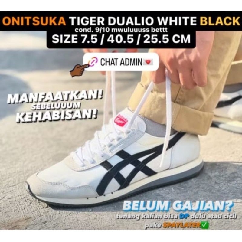 ONITSUKA TIGER DUALIO SIZE 40.5