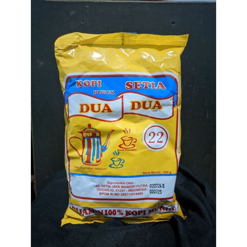 

Kopi Bubuk Dua Dua kemasan 250g