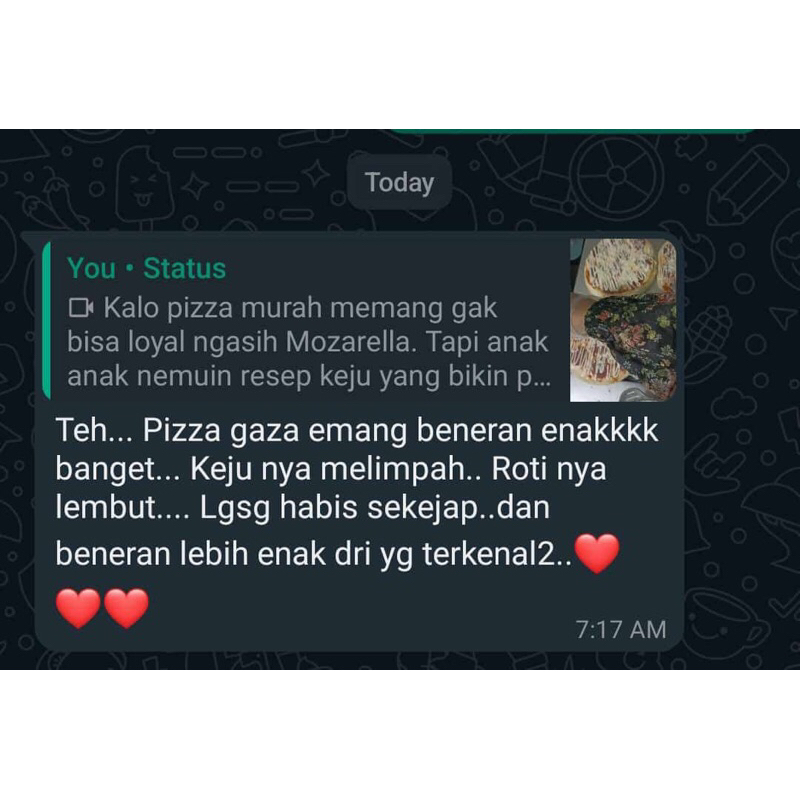 

RB [Ready Stock] Pizza Gaza Frozen Crispy Lembut Berbagai Varian