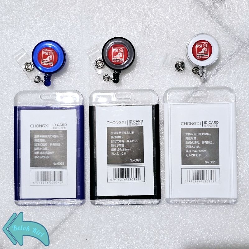 

Tempat Kartu Id Card Akrilik CHQ + Yoyo Logo Partai PSI