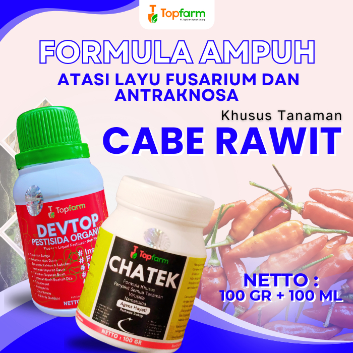 Pestisida Topfarm / Obat Semprot Hama Daun Cabe Rawit / Obat Hama Cabe Rawit Paling Ampuh / Obat Ham