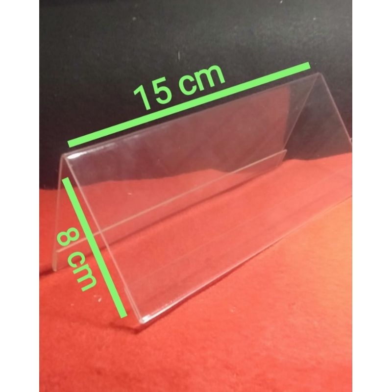 

Papan nama meja uk 8x15cm tebal 2mm