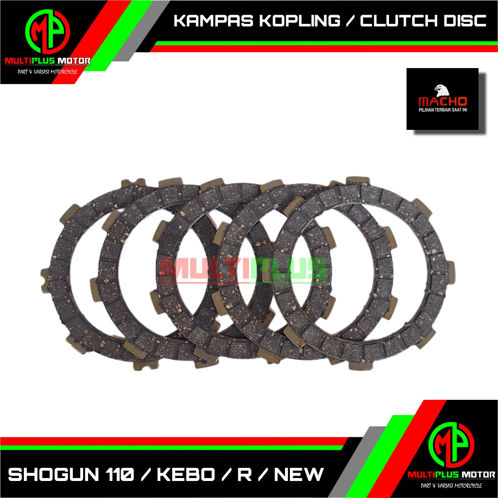 Kampas kopling Plat kopling SHOGUN 110,SHOGUN 110 R,SHOGUN 110 KEBO BIG,SHOGUN NEW