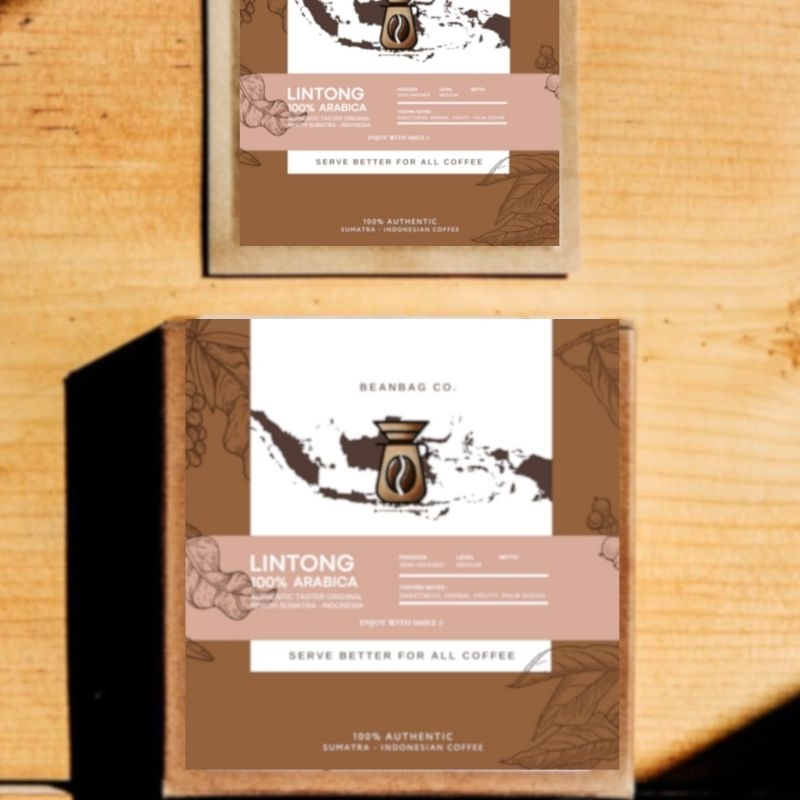 

drip bag coffee arabika lintong 100% Arabika Kopi sachet