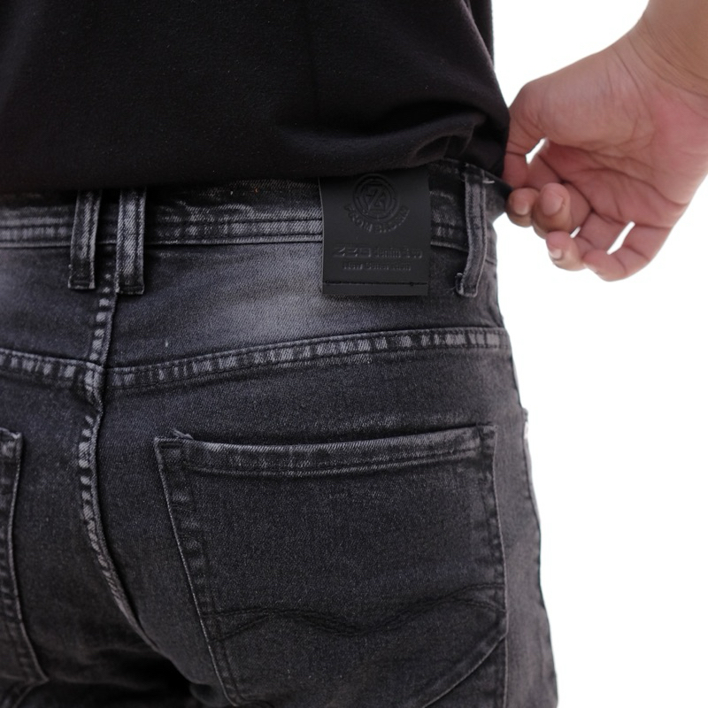 OFFICIAL ZEG jeans casual pants celana denim pria panjang slim fit melar selvedge premium