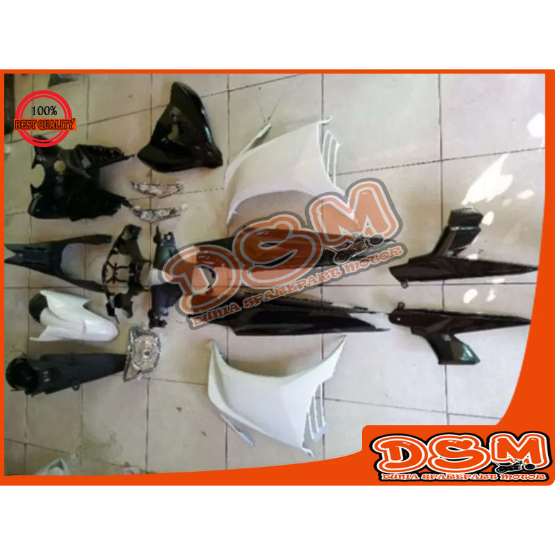 COVER BODY JUPITER MX NEW PUTIH / COVER BODY FULL JUPITER MX NEW PLUS LAMPU