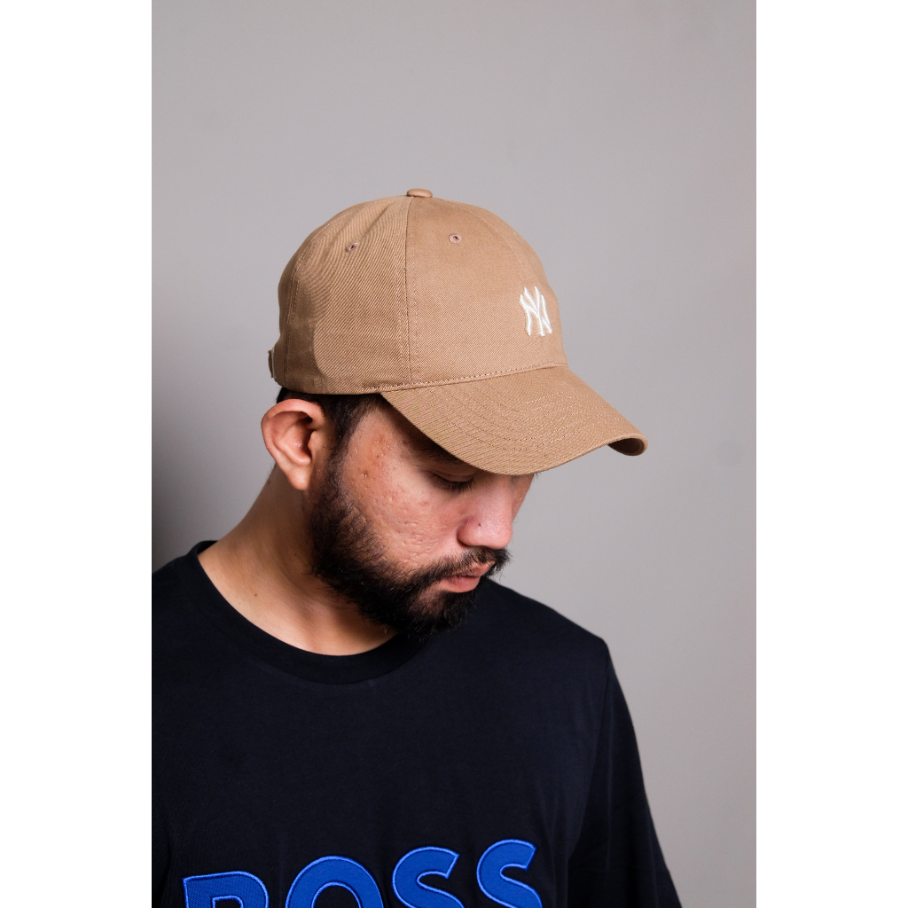 MLB NY SMALL LOGO BEIGE CAP